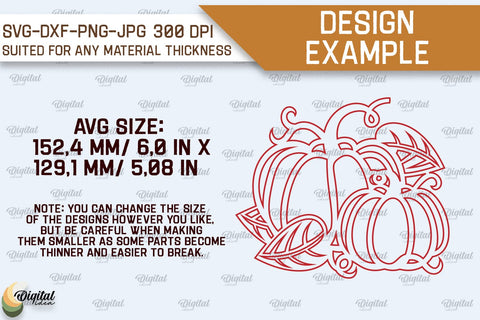 Autumn Wall Decor Laser Cut Bundle. Fall Wall Art SVG Design SVG Evgenyia Guschina 