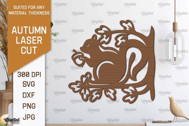 Autumn Wall Decor Laser Cut. Fall Wall Art SVG Design SVG Evgenyia Guschina 