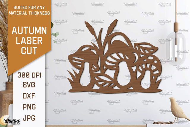 Autumn Wall Decor Laser Cut. Fall Wall Art SVG Design SVG Evgenyia Guschina 