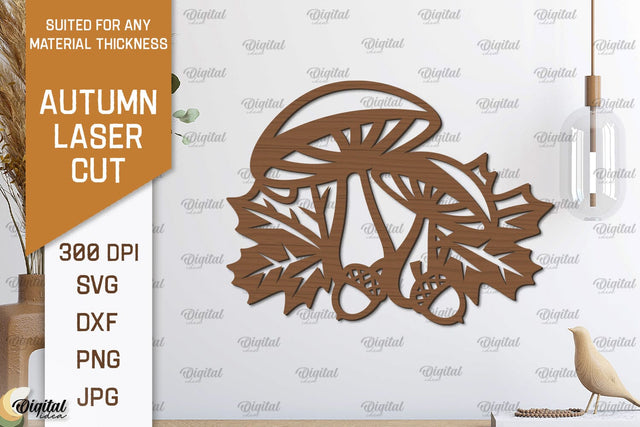 Autumn Wall Decor Laser Cut. Fall Wall Art SVG Design SVG Evgenyia Guschina 