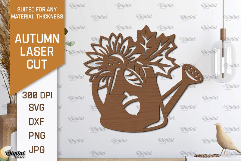 Autumn Wall Decor Laser Cut. Fall Wall Art SVG Design SVG Evgenyia Guschina 