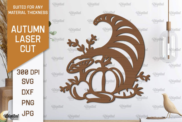 Autumn Wall Decor Laser Cut. Fall Wall Art SVG Design SVG Evgenyia Guschina 