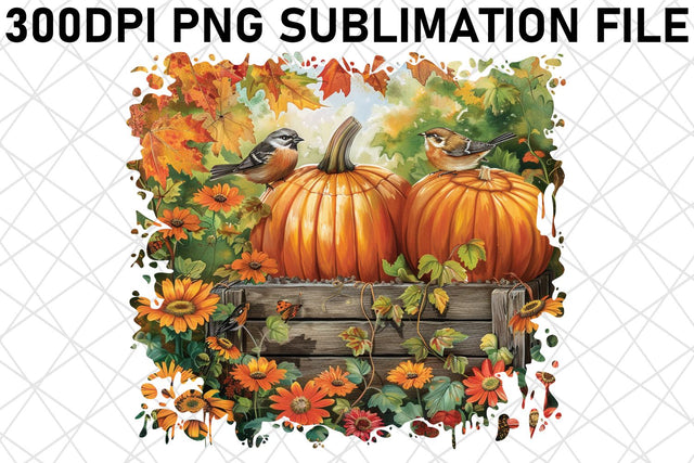 Autumn Watercolor Print Sublimation for PNG Sublimation afrosvg 