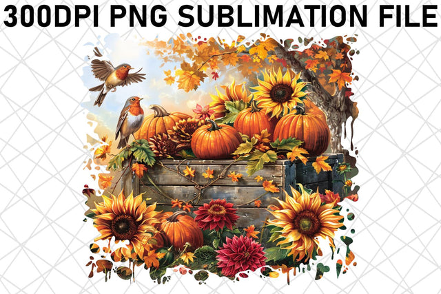 Autumn Watercolor Wrap Print Sublimation for Mug PNG Sublimation afrosvg 