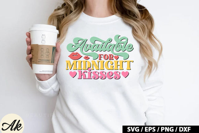 Available for midnight kisses Retro SVG SVG akazaddesign 