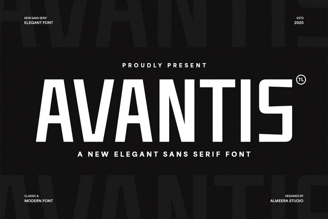 Avantis - Elegant Sans Font studioalmeera 