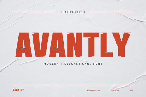 Avantly Font studioalmeera 