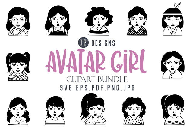 Avatar Girl SVg Bundle SVG dapiyupi store 