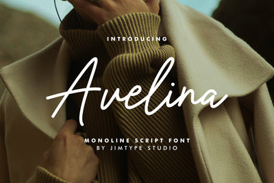 Avelina - Business Branding Script Font Font Jimtype Studio 