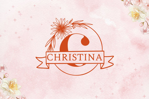 Aveline Line Monogram Font Dm Letter Studio 