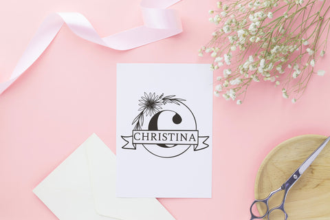 Aveline Line Monogram Font Dm Letter Studio 