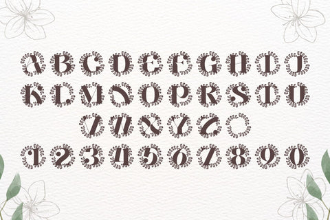Avelynne Monogram Font Font Dm Letter Studio 