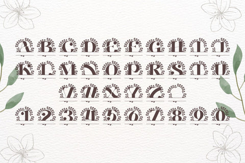 Avelynne Split Monogram Font Font Dm Letter Studio 