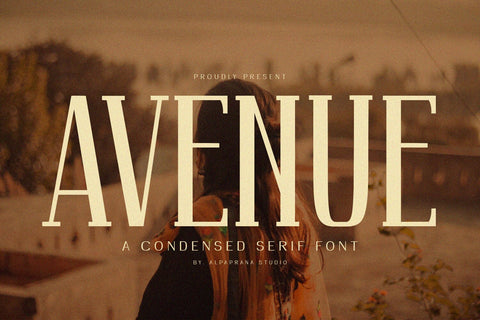 Avenue - Serif Font Font Alpaprana Studio 