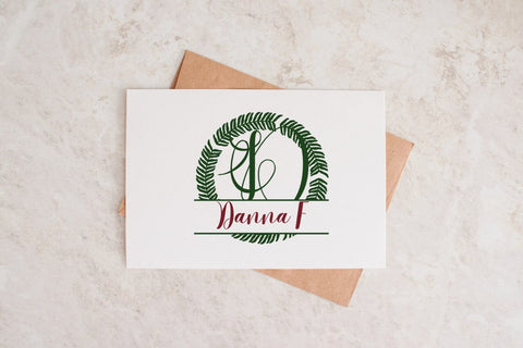 Averleigh Split Monogram Font Font Dm Letter Studio 