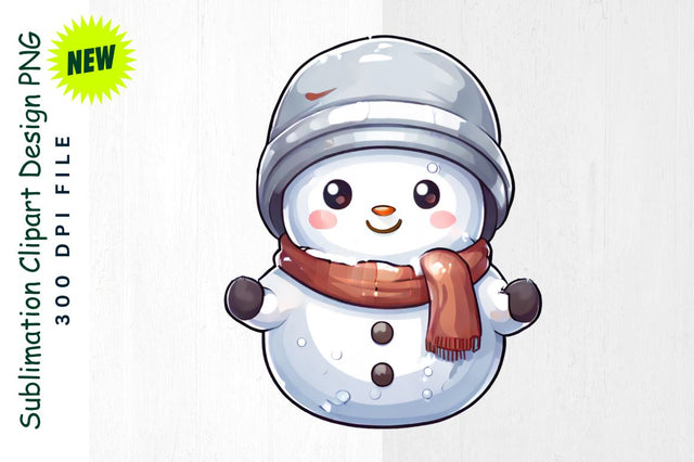 Aviator Snowman Holding Snowflake Sublimation Clipart Sublimation Regulrcrative 