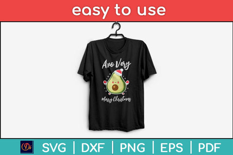 Avo Merry Christmas Funny Holiday Ketogenic Keto Diet Svg Design SVG artprintfile 