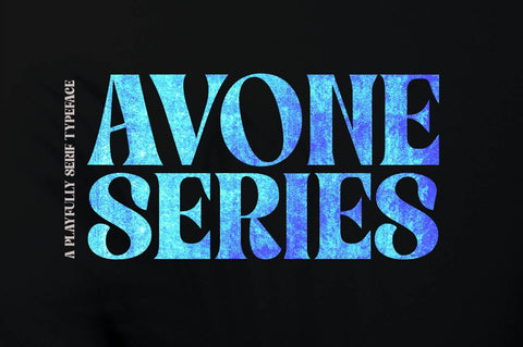 Avone Series Font gatype 