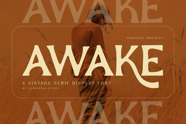 Awake - Serif Font Font Alpaprana Studio 