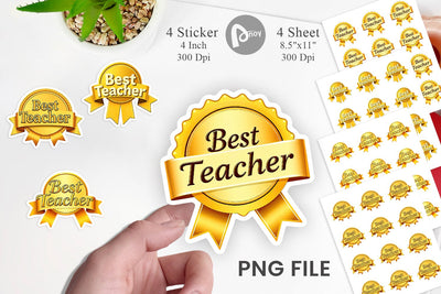 Award Ribbon Sticker Sublimation artnoy 