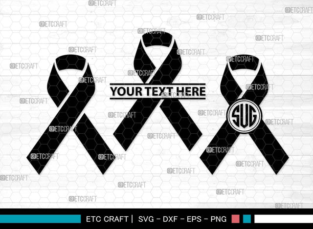 Awareness Ribbon Monogram, Awareness Ribbon Silhouette, Ribbon SVG, Feather Svg, Suicide Loss Svg, Cancer Svg, Breast Cancer Svg, Suicide Svg, Ribbon Bundle, SB00575 SVG ETC Craft 