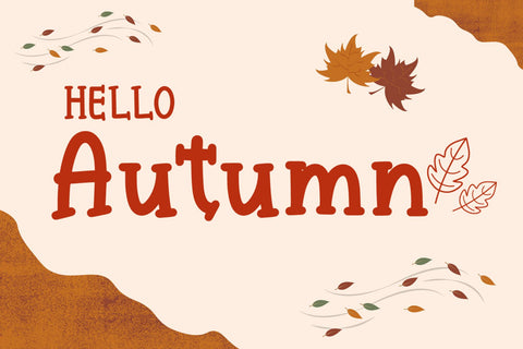 Awesome Autumn Font AEN Creative Store 