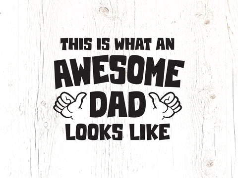 Awesome Dad Svg SVG Caffeinated SVGs 