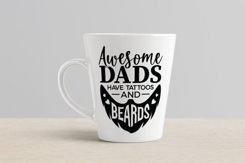 Awesome Dads Have Tattoos and Beards, Father's Day SVG SVG CraftLabSVG 