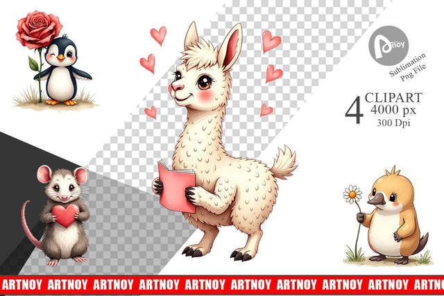 Awkward Affection Clipart Sublimation artnoy 