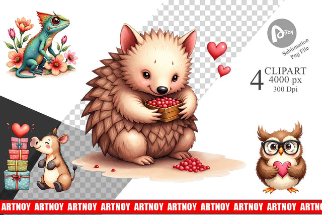 Awkward Affection Clipart Sublimation artnoy 