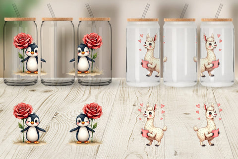 Awkward Affection Glass Can Sublimation artnoy 