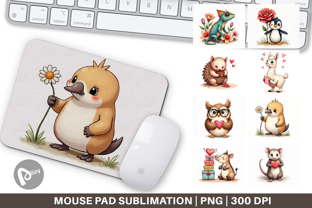 Awkward Affection Mouse Pad Sublimation artnoy 