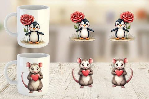 Awkward Affection Mug Wrap Sublimation artnoy 