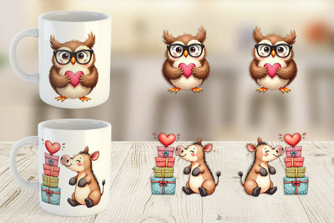 Awkward Affection Mug Wrap Sublimation artnoy 