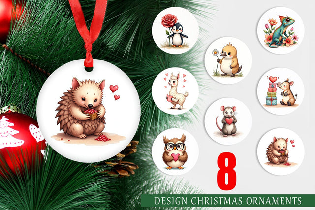 Awkward Affection Ornament Sublimation artnoy 