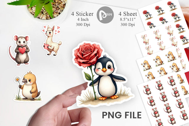 Awkward Affection Sticker Sublimation artnoy 