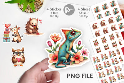 Awkward Affection Sticker Sublimation artnoy 