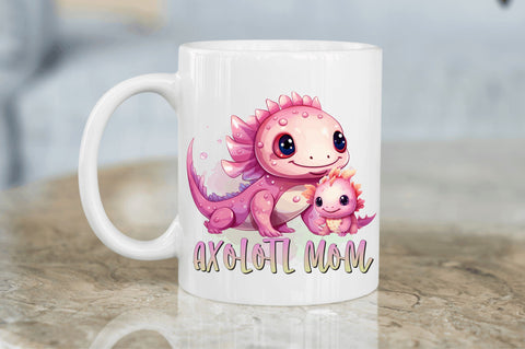 Axolotl mom Sublimation Design Sublimation Regulrcrative 