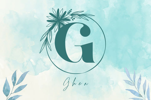 Azalea Monogram Font Dm Letter Studio 