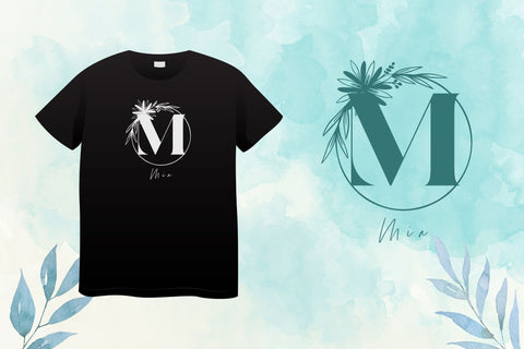 Azalea Monogram Font Dm Letter Studio 