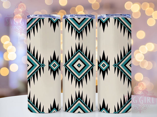 Aztec Tribal Southwest Boho Tumbler, Southwest Style Drinkware, 20Oz Tumbler Sublimation, Tribal Pattern Wrap, Western Boho Gift, Desert Vibes Tumbler, Rustic Southwest Design Sublimation SvggirlplusArt 