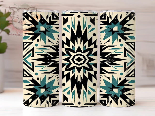 Aztec Tumbler, Country Western Tumbler, Boho Tumbler, 20oz Tumbler Wrap, Sublimation Design, Digital Download, Cricut Design, Silhouette Design, Personalized Tumbler Sublimation Lara' s Designs 