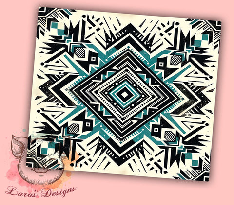 Aztec Tumbler, Country Western Tumbler, Boho Tumbler, 20oz Tumbler Wrap, Sublimation Design, Digital Download, Cricut Design, Silhouette Design, Personalized Tumbler Sublimation Lara' s Designs 