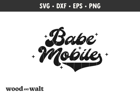 Babe Mobile SVG | Motel Keychain SVG SVG Wood And Walt 