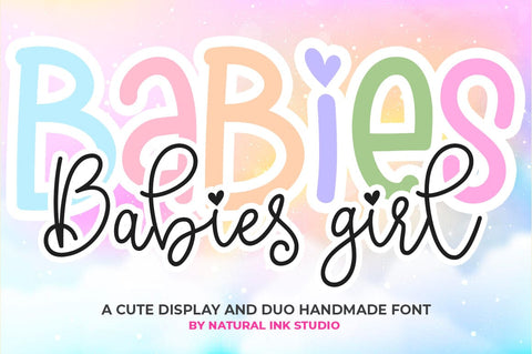 Babies Girl Font Studio Natural Ink 
