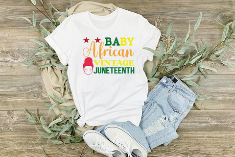 Baby African Vintage Juneteenth SVG Angelina750 