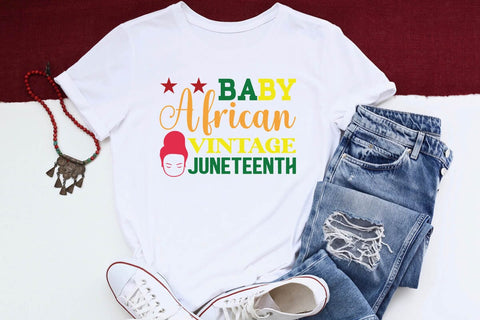 Baby African Vintage Juneteenth SVG Angelina750 