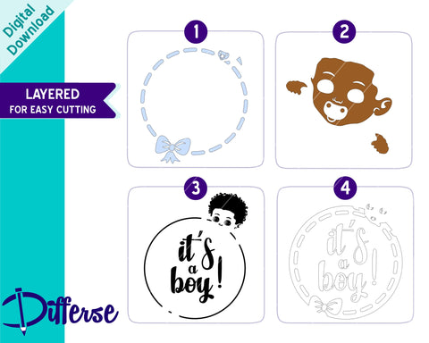 Baby Announcement SVG | Baby Boy SVG SVG Differse 
