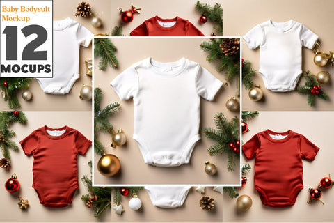 Baby Bodysuit Mockup Bundle Mock Up Photo Creativeart88 