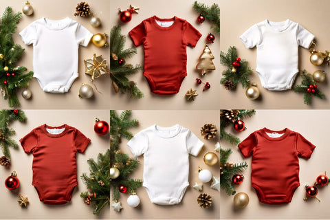 Baby Bodysuit Mockup Bundle Mock Up Photo Creativeart88 